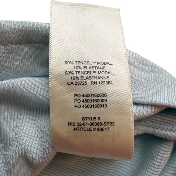 Sun-deh Ribbed Colorblock Cropped Tank Top Size XS Minimalist Neutral Y2K - Picture 5 of 11